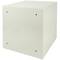 Security money safe key operated in steel wallmount 35 x 36 x 38 cm beige