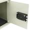 Security money safe key operated in steel wallmount 35 x 36 x 38 cm beige
