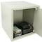 Security money safe key operated in steel wallmount 35 x 36 x 38 cm beige