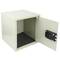 Security money safe key operated in steel wallmount 35 x 36 x 38 cm beige