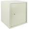 Stalen kluis en met sleutels 36 x 33 x 50 cm beige