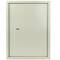 Stalen kluis en met sleutels 36 x 33 x 50 cm beige
