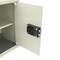 Stalen kluis en met sleutels 36 x 33 x 50 cm beige