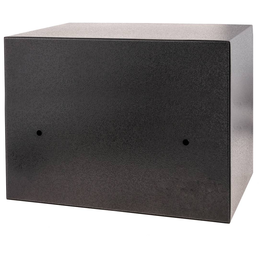 Caja fuerte de seguridad de acero y con llaves 35 x 25 x 25 cm beige -  Cablematic