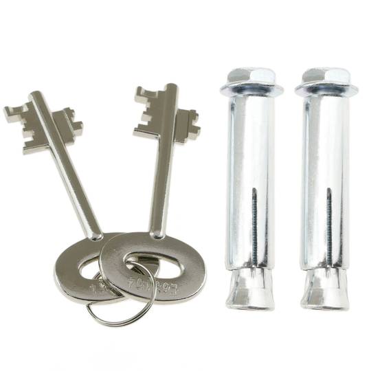 Wandtresor Stahl mit Schlüssel Mauertresor Möbeltresor  Wandeinbautresor 35 x 25 x 25 cm schwarz