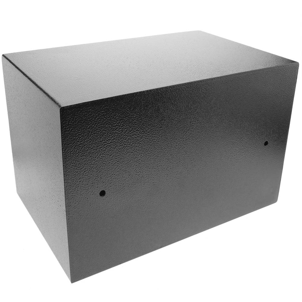 Coffre-fort mural de sécurité en acier à code électronique numérique 35x25x25cm noir