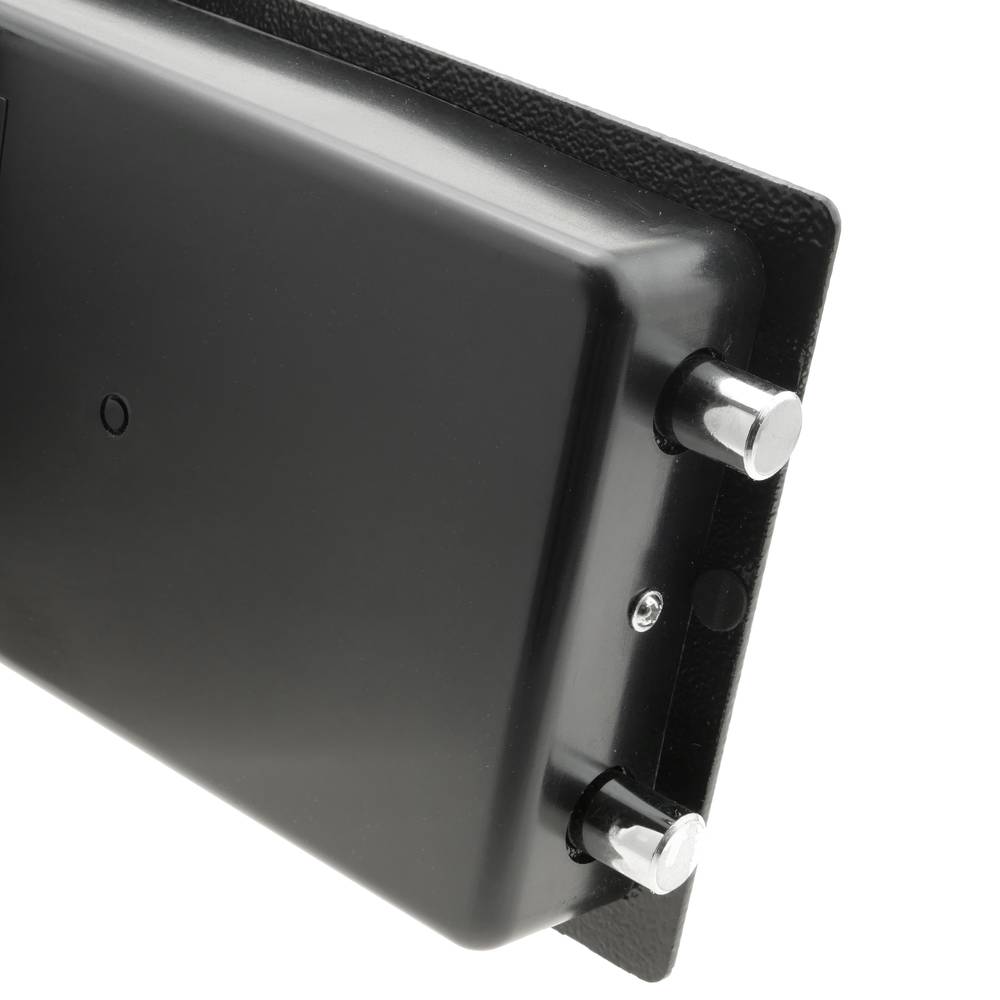 Coffre-fort mural de sécurité en acier à code électronique numérique 35x25x25cm noir