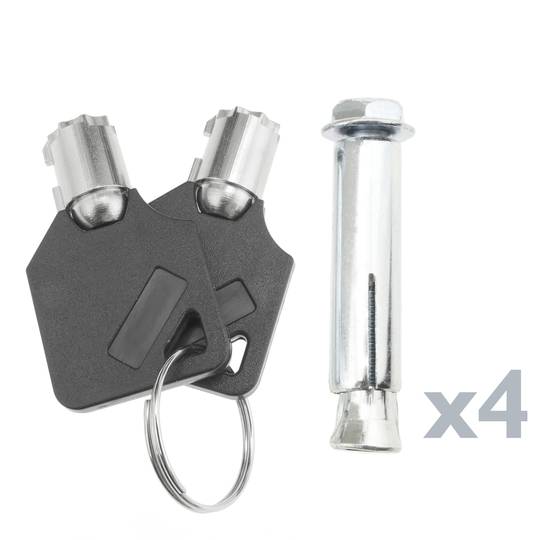 Coffre-fort mural de sécurité en acier à code électronique numérique 35x25x25cm noir