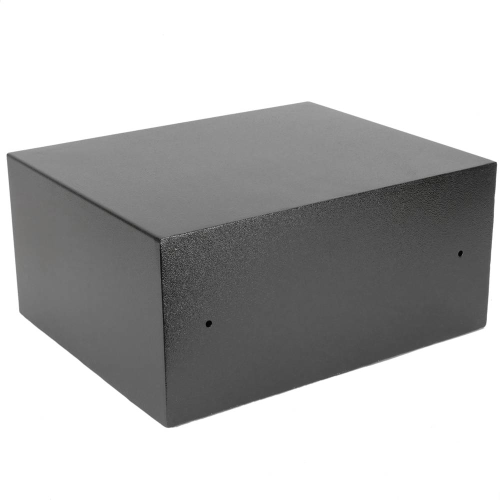 Caja fuerte de seguridad de acero con código electrónico digital 43x35x20cm negra