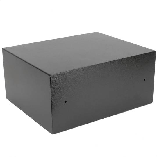 Caja fuerte de seguridad de acero con código electrónico digital 43x35x20cm negra