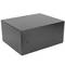 Caja fuerte de seguridad de acero con código electrónico digital 43x35x20cm negra