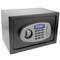 Caixa forta de seguretat d'acer amb codi electrònic digital 31x20x20cm negre
