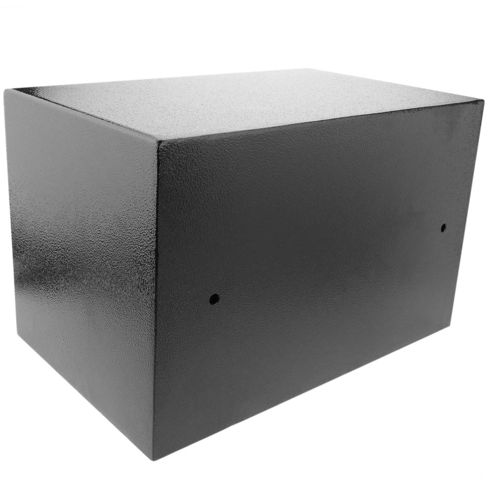 Caixa forta de seguretat d'acer amb codi electrònic digital 31x20x20cm negre