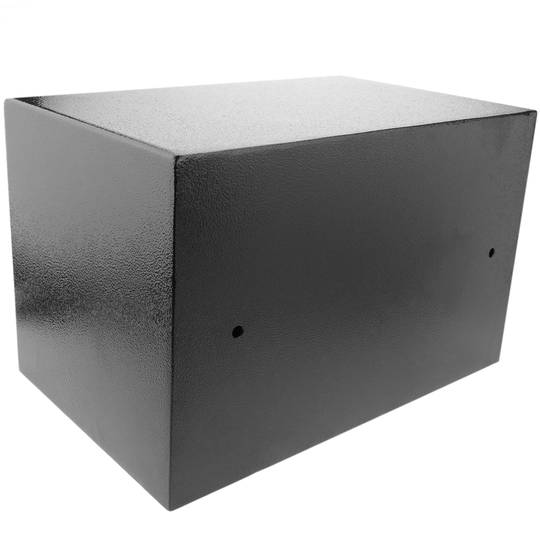Caixa forta de seguretat d'acer amb codi electrònic digital 31x20x20cm negre