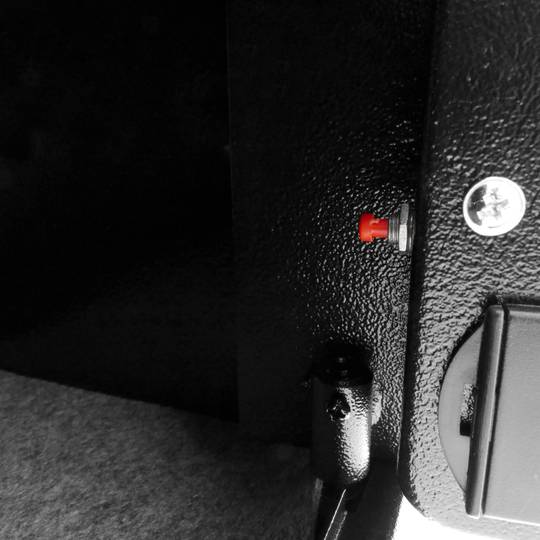 Caixa forta de seguretat d'acer amb codi electrònic digital 31x20x20cm negre