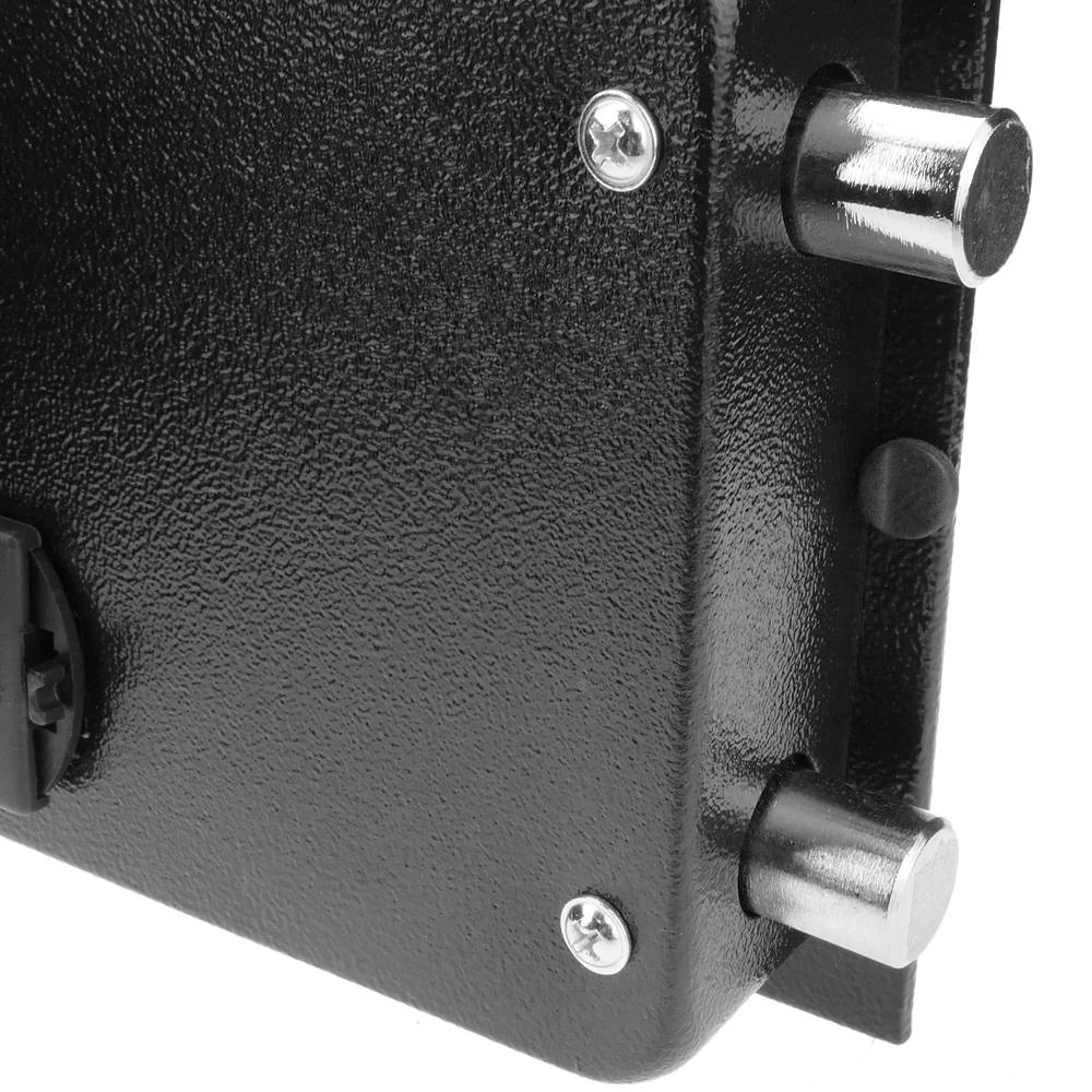 Caixa forta de seguretat d'acer amb codi electrònic digital 31x20x20cm negre