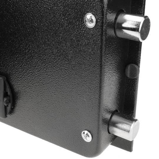 Caixa forta de seguretat d'acer amb codi electrònic digital 31x20x20cm negre