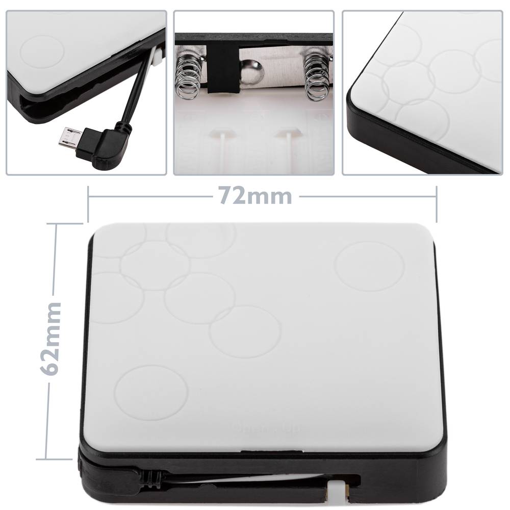 Destravador de cofre de segurança com conector MicroUSB tipo B macho