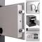 Security money safe key operated in steel wallmount with groove 35x33x45cm black