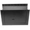 Caja fuerte de seguridad empotrada de acero con llaves 26x15x18cm negra