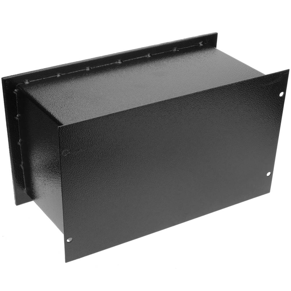 Coffre-fort mural de sécurité en retrait en acier à clé 36x15x23cm noir