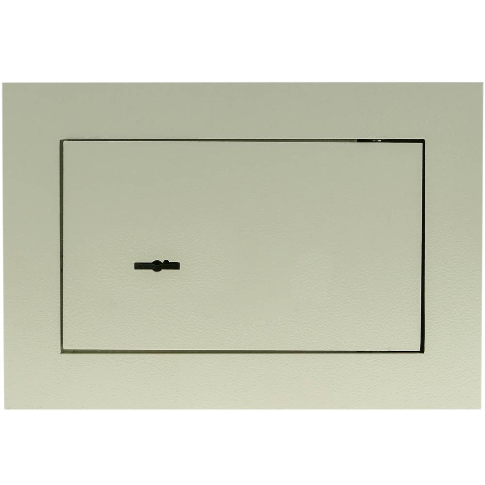 Cassaforte di sicurezza incasso in acciaio Armadi di sicurezza con chiavi 31x15x21cm beige