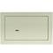 Caixa forta de seguretat encastada d'acer i amb claus 36x15x23cm beix