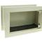 Caixa forta de seguretat encastada d'acer i amb claus 36x15x23cm beix