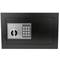 Cofre de segurança recuada com código eletrônico digital 36x19x23cm preto