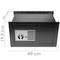 Caixa forta de seguretat empotrada amb codi electrònic digital 40x20x25cm negre