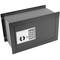 Caixa forta de seguretat empotrada amb codi electrònic digital 40x20x25cm negre