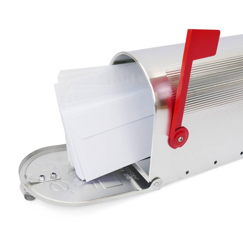 Bústia US Mail d'alumini per correu postal americà platejat