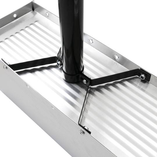 Aluminium US Mail mailbox for american mail post silver with stand