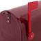 Cassetta delle lettere US Mail in alluminio per posta americano rosso