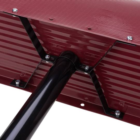 Cassetta delle lettere US Mail in alluminio per posta americano rosso con supporto