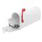 Buzón US Mail de aluminio para correo postal americano blanco