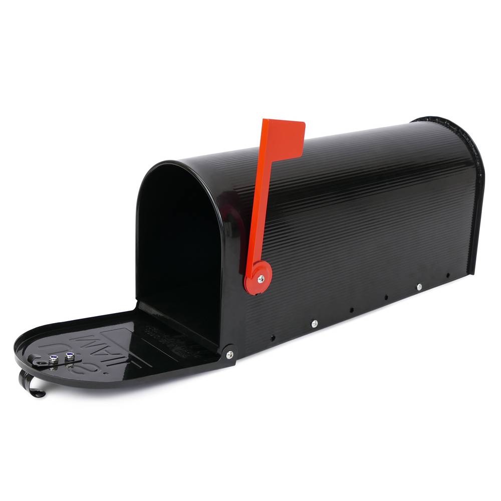 Aluminum Us Mail Box For American Postal Mail Black Cablematic