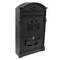 Briefkasten Postkasten Retro Antik Vintage metallische schwarze Farbe für wallmount