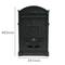 Briefkasten Postkasten Retro Antik Vintage metallische schwarze Farbe für wallmount