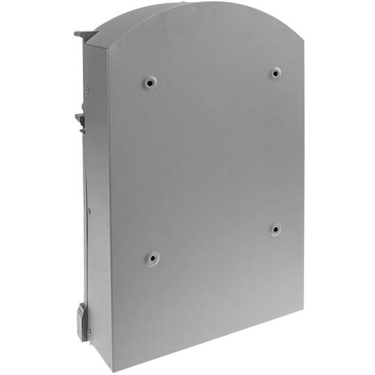 Cassetta delle lettere casella postale per lettera e posta antico metallico di colore grigio da parete