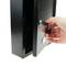 Briefkasten Postkasten metallische schwarze Farbe für wallmount 210x60x300mm