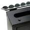 Briefkasten Postkasten metallische schwarze Farbe für wallmount 210x60x300mm