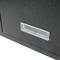 Briefkasten Postkasten metallische schwarze Farbe für wallmount 210x60x300mm