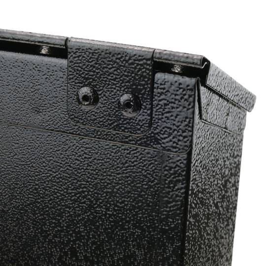 Briefkasten Postkasten metallische schwarze Farbe für wallmount 210x60x300mm