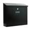 Briefkasten Postkasten metallische schwarze Farbe für wallmount 350x90x320mm
