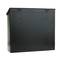 Briefkasten Postkasten metallische schwarze Farbe für wallmount 350x90x320mm