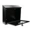 Briefkasten Postkasten metallische schwarze Farbe für wallmount 350x90x320mm