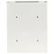 Bústia metàl·lica per a cartes i correu postal de color blanc 210 x 60 x 300 mm