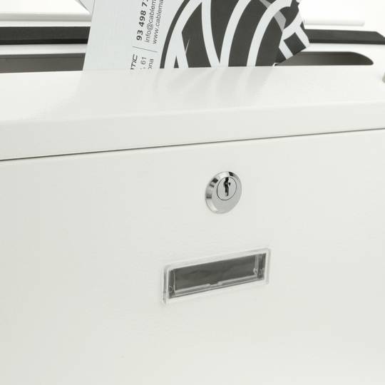 Letter mail post box mailbox letterbox antique metallic white color for wallmount 350x90x320 mm