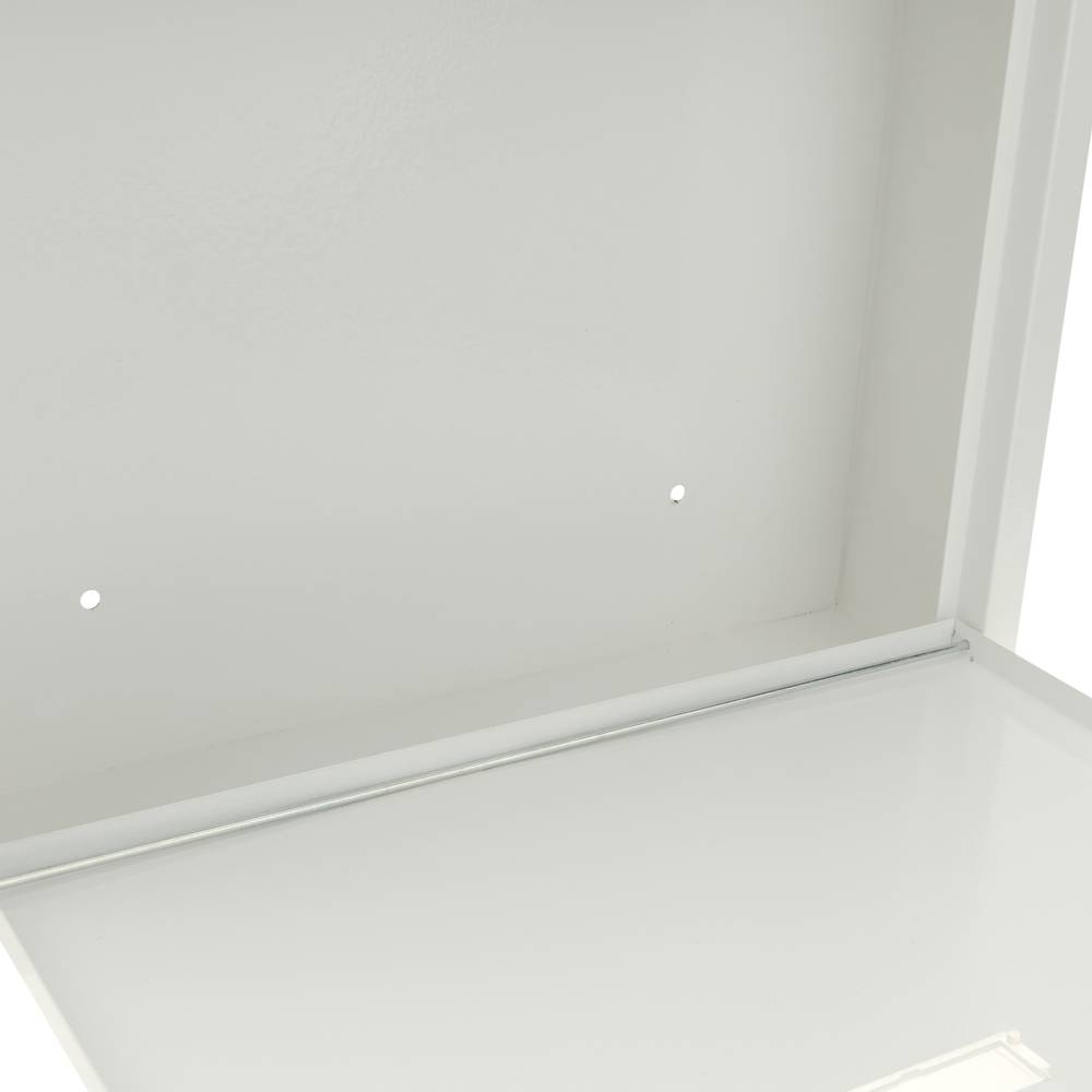 Letter mail post box mailbox letterbox antique metallic white color for wallmount 350x90x320 mm